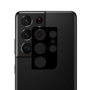 Hartglas für die HD-Kamera des Samsung S21 ULTRA schwarz