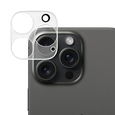 szklo hd iphone 15pro max na aparat clear