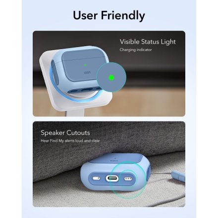 ESR ORBIT HALOLOCK MAGSAFE APPLE AIRPODS PRO 3 POWDER BLUE