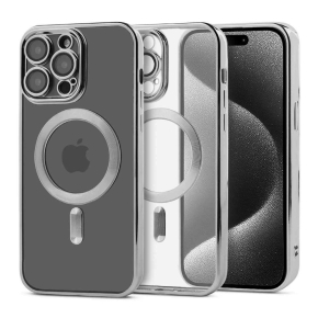 MAGSHINE MAGSAFE Case for Apple iPhone 17 PRO MAX Silver