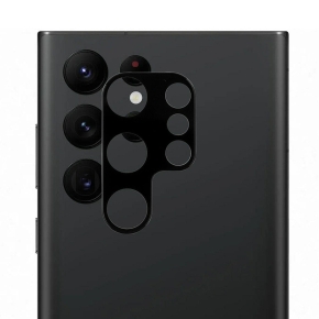 Hartglas für die HD-Kamera des Samsung S22 ULTRA schwarz