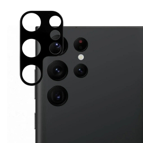 Hartglas für die HD-Kamera des Samsung S22 ULTRA schwarz