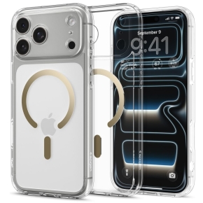 SPIGEN ULTRA HYBRID MAG MAGSAFE IPHONE 17 PRO CLEAR/GOLD