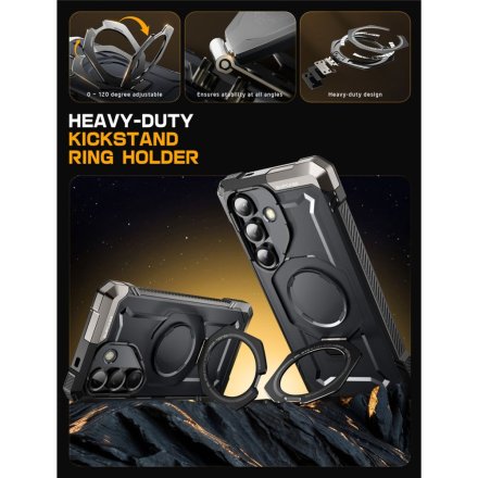 SUPCASE UB GRIP MAG MAGSAFE GALAXY S25 FE BLACK
