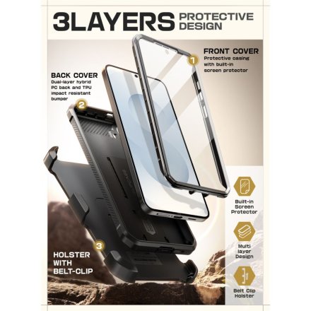 SUPCASE UNICORN BEETLE PRO GALAXY S25 FE BLACK