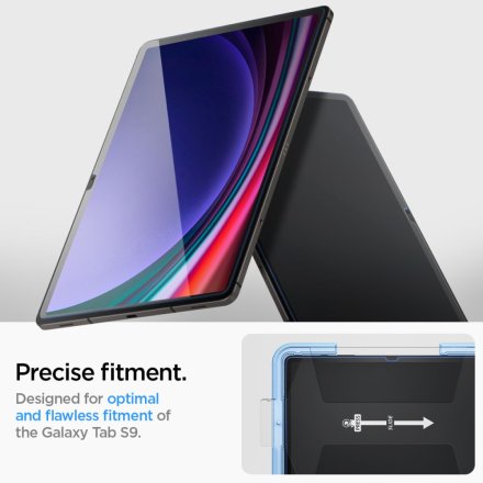 SZKŁO HARTOWANE SPIGEN GLAS.TR ”EZ FIT” GALAXY TAB S10 LITE / S10 FE / S9 FE / S9 11.0 X400 / X406B / X510 / X516B / X520 / X526