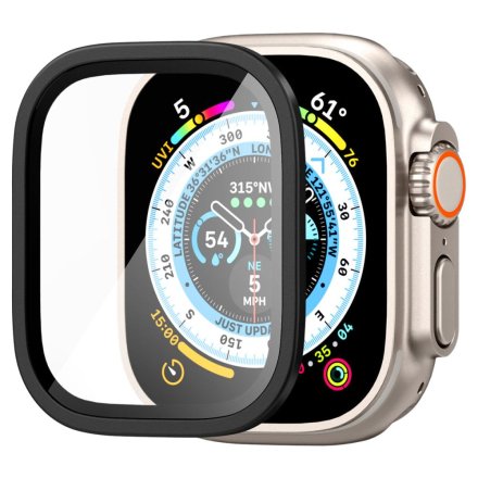 SZKŁO HARTOWANE SPIGEN GLAS.TR SLIM PRO APPLE WATCH ULTRA 1 / 2 (49 MM) BLACK