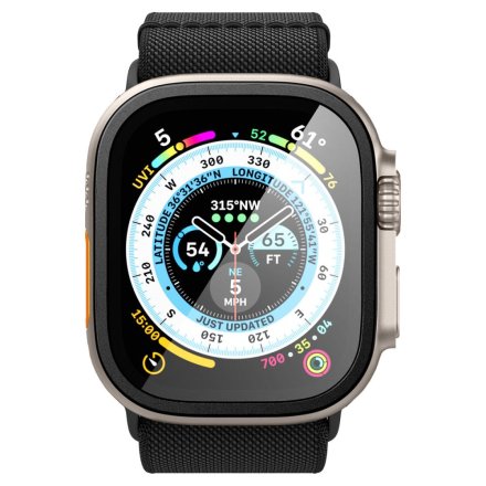 SZKŁO HARTOWANE SPIGEN GLAS.TR SLIM PRO APPLE WATCH ULTRA 1 / 2 (49 MM) BLACK