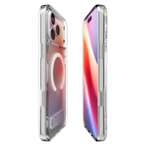 SPIGEN ULTRA HYBRID ”S” MAG MAGSAFE IPHONE 17 PRO CLEAR/WHITE