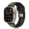 TECH-PROTECT ICONBAND LINE APPLE WATCH 8 / 9 / 10 / 11 / SE / ULTRA (44 / 45 / 46 / 49 MM) BLACK/GREEN