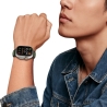 TECH-PROTECT ICONBAND LINE APPLE WATCH 8 / 9 / 10 / 11 / SE / ULTRA (44 / 45 / 46 / 49 MM) BLACK/GREEN