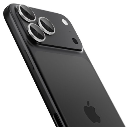 OSŁONA APARATU SPIGEN OPTIK PRO GLAS.TR ”EZ FIT” CAMERA PROTECTOR 2-PACK IPHONE 16 PRO / MAX / 17 PRO / MAX SILVER