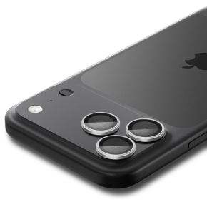 OSŁONA APARATU SPIGEN OPTIK PRO GLAS.TR ”EZ FIT” CAMERA PROTECTOR 2-PACK IPHONE 16 PRO / MAX / 17 PRO / MAX SILVER