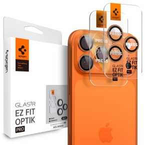 OSŁONA APARATU SPIGEN OPTIK PRO GLAS.TR ”EZ FIT” CAMERA PROTECTOR 2-PACK IPHONE 14 PRO / MAX / 15 PRO / MAX / 16 PRO / MAX / 17 