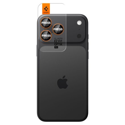 OSŁONA APARATU SPIGEN OPTIK PRO GLAS.TR ”EZ FIT” CAMERA PROTECTOR 2-PACK IPHONE 16 PRO / MAX / 17 PRO / MAX ORANGE