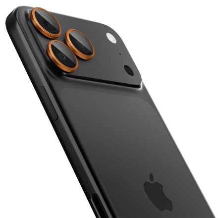 OSŁONA APARATU SPIGEN OPTIK PRO GLAS.TR ”EZ FIT” CAMERA PROTECTOR 2-PACK IPHONE 16 PRO / MAX / 17 PRO / MAX ORANGE