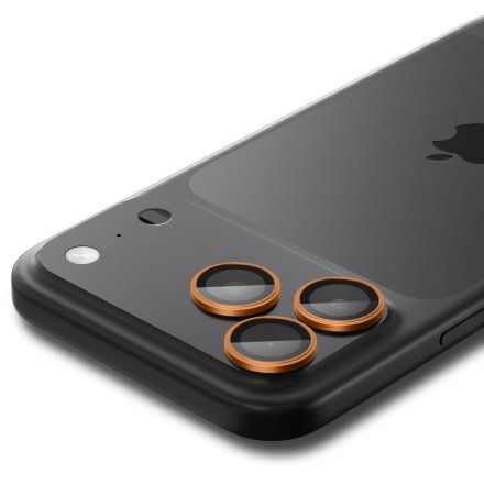 OSŁONA APARATU SPIGEN OPTIK PRO GLAS.TR ”EZ FIT” CAMERA PROTECTOR 2-PACK IPHONE 16 PRO / MAX / 17 PRO / MAX ORANGE