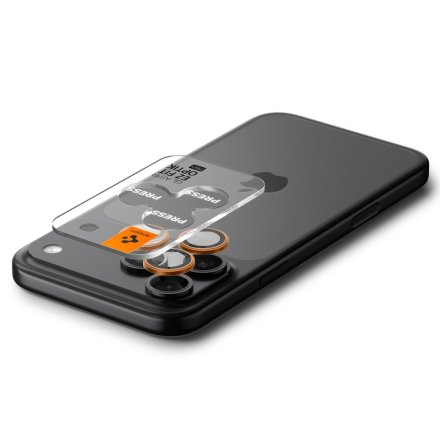 OSŁONA APARATU SPIGEN OPTIK PRO GLAS.TR ”EZ FIT” CAMERA PROTECTOR 2-PACK IPHONE 16 PRO / MAX / 17 PRO / MAX ORANGE