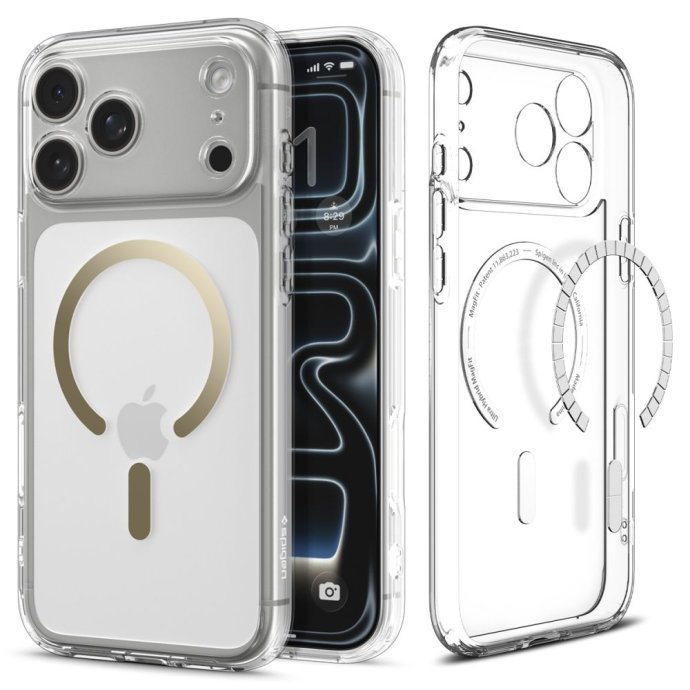 SPIGEN ULTRA HYBRID MAG MAGSAFE IPHONE 17 PRO MAX CLEAR/GOLD