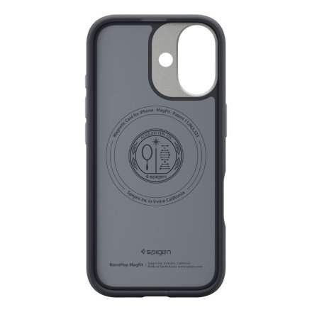 SPIGEN NANO POP MAG MAGSAFE IPHONE 17 BLACK SESAME