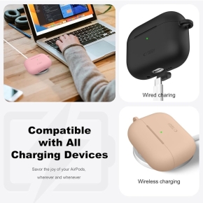 TECH-PROTECT SILICONE HOOK APPLE AIRPODS PRO 3 LAVENDER