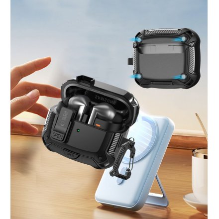 TECH-PROTECT CARBONOX MAGSAFE SAMSUNG GALAXY BUDS 3 / 3 FE / 3 PRO BLACK