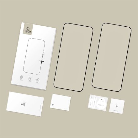 SZKŁO HARTOWANE TECH-PROTECT GLASS FIT+ 2-PACK XIAOMI REDMI 15C (173 MM) / POCO C85 (173 MM) BLACK