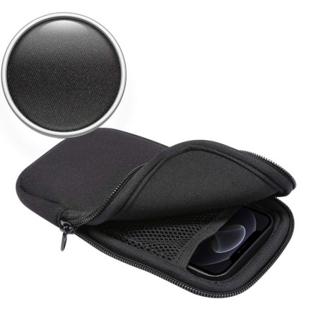 TECH-PROTECT SM70 UNIVERSAL PHONE POUCH 6.0-7.2 INCH BLACK