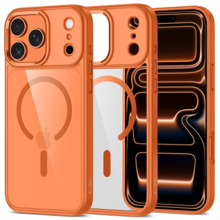TECH-PROTECT MAGMAT MAGSAFE IPHONE 17 PRO COSMIC ORANGE/CLEAR
