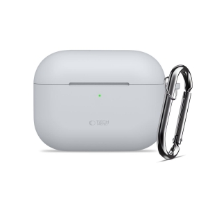 TECH-PROTECT SILICONE HOOK APPLE AIRPODS PRO 3 CRAYON GREY