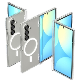 SPIGEN ULTRA HYBRID PRO MAG MAGSAFE GALAXY Z FOLD 7 CLEAR/WHITE