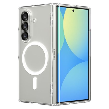 SPIGEN ULTRA HYBRID PRO MAG MAGSAFE GALAXY Z FOLD 7 CLEAR/WHITE