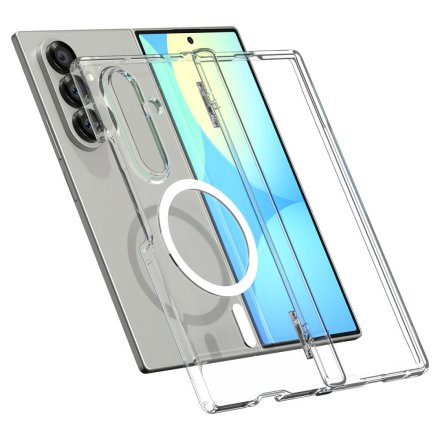 SPIGEN ULTRA HYBRID PRO MAG MAGSAFE GALAXY Z FOLD 7 CLEAR/WHITE