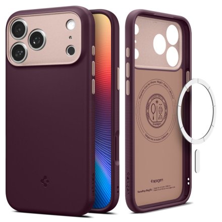 SPIGEN NANO POP MAG MAGSAFE IPHONE 17 PRO BURGUNDY BEAN