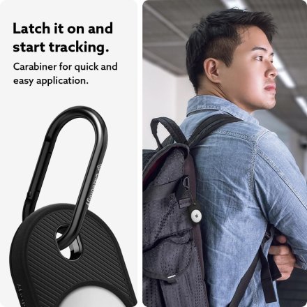 SPIGEN VAULT APPLE AIRTAG MATTE BLACK