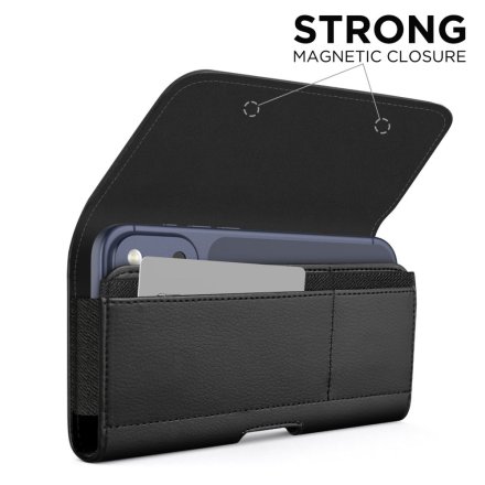 TECH-PROTECT SM80 UNIVERSAL PHONE HOLSTER POUCH 5.8-6.8 INCH BLACK