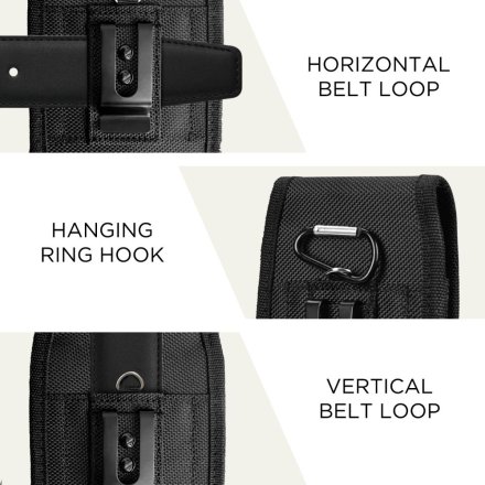 TECH-PROTECT SM85 UNIVERSAL PHONE HOLSTER POUCH 5.8-6.8 INCH BLACK