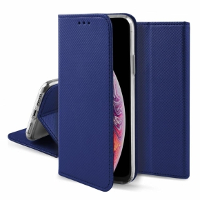 MAGNET BOOK Case for Samsung S25 EDGE Navy Blue