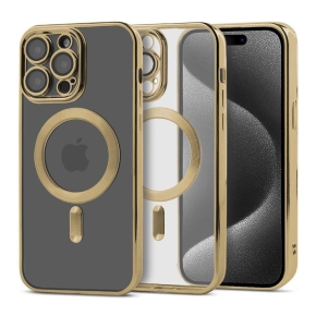 Etui MAGSHINE MAGSAFE für Apple iPhone 15 PRO MAX gold