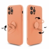 Etui FINGER RING do Samsung A42 5G pomarańczowy
