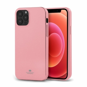 Etui MERCURY Jelly für Apple iPhone 12 PRO MAX hellrosa