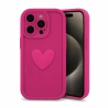 Etui HEARTS für Samsung M35 5G fuchsia