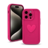 Etui HEARTS für Samsung M35 5G fuchsia
