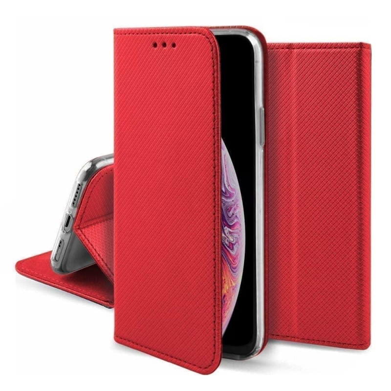 Kabura MAGNET BOOK für Xiaomi REDMI 13 rot