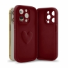 Case HEARTS for Apple iPhone 16 wine