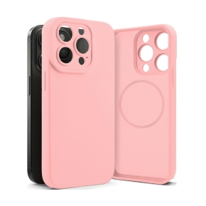 Etui SOFTY MAGSAFE für Apple iPhone 16 PRO MAX rosa