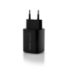 Travel charger VIDVIE PLE249 3A QC 3,0 18W USB+cable USB/Type-C black