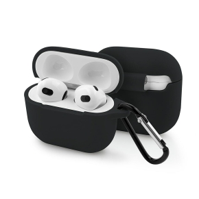 Kopfhöreretui für Apple Airpods III schwarz