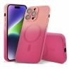 Etui OMBRE MAGSAFE für Apple iPhone 15+ rosa