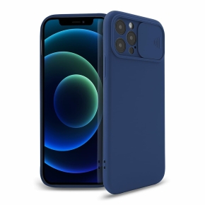 Etui CAMERA PROTECT do Samsung S22 ULTRA granatowy